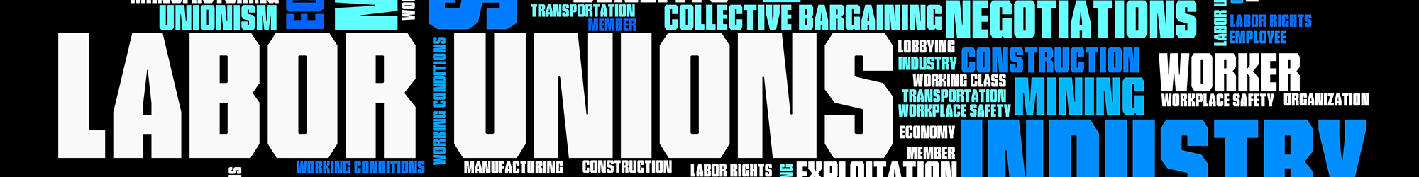 Labor Unions Word Cloud